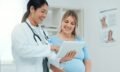 Shot of a doctor during a consultation with a pregnant patient in a clinic